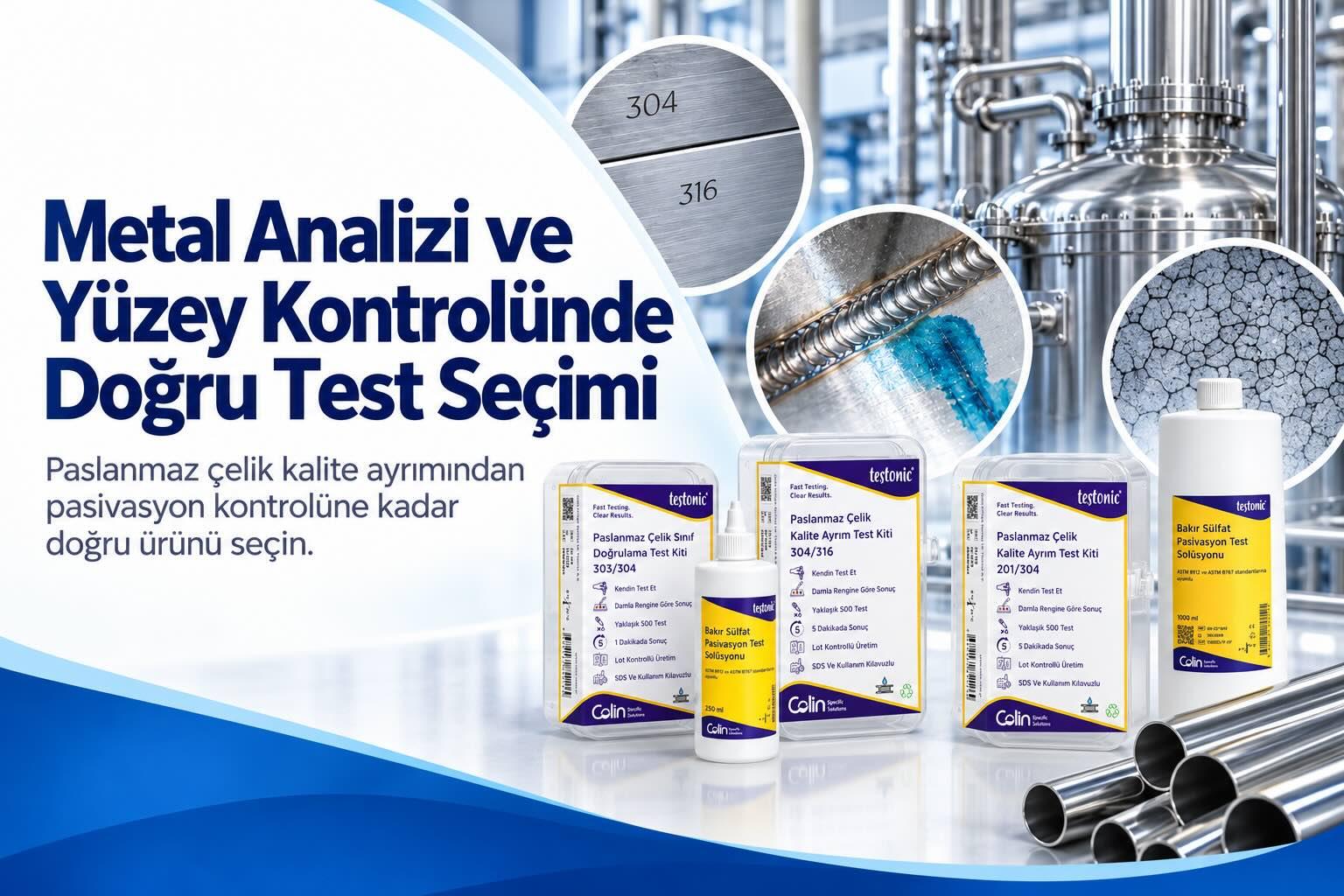 Metal Analizi ve Yüzey Kontrolünde Doğru Test Nasıl Seçilir?