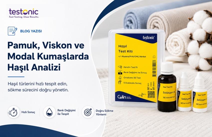 Effect of Sizes and Size Test Kit Used in the Production of Cotton, Viscose and Modal Fabrics on Dismantling Processes