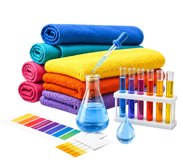 Test and Process Control Kits for Textile Finishing and Dyeing Mills