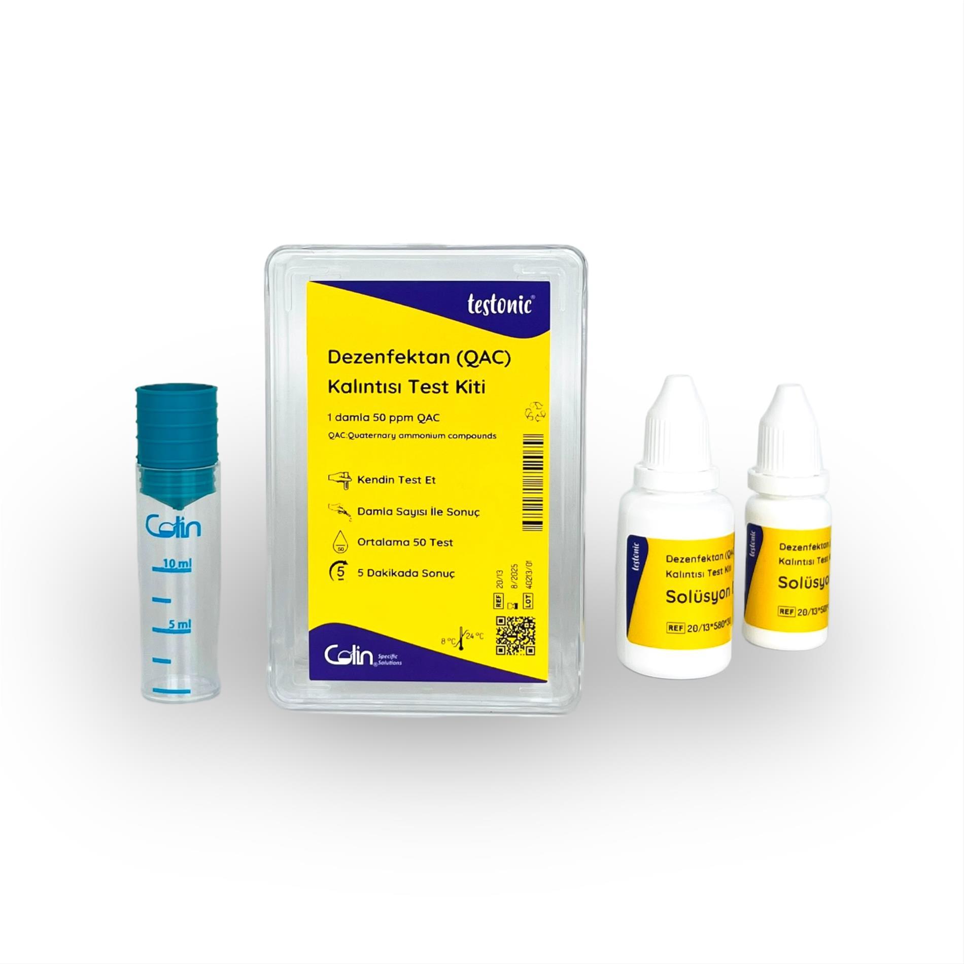  Disinfectant Residue Test Kit - QAC Disinfectants